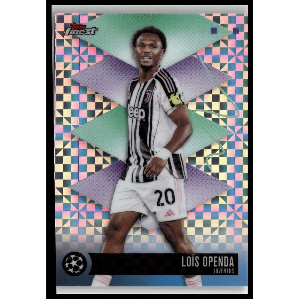 2025-26 Finest Loïs Openda Juve Checkerboard Refractor #163